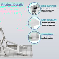 طاولة قابلة للطي خفيفة الوزن سهلة الحمل مناسبة للا...