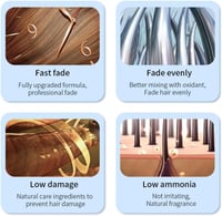 بودرة ميش تشقير وتفتيح الشعر إيطالي لون أزرق 500