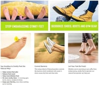 مسحوق مزيل العرق تحت الإبط والقدم من ميلكو 40 جرام