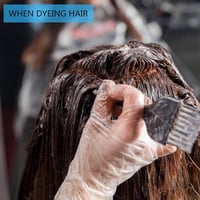 قفازات بلاستيكية شفافة يمكن التخلص منها لحمام شمع...