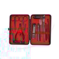 مجموعة قصافة الأظافر، 18 قطعة، مجموعة أدوات قص الأ...