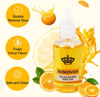 مزيل سريع المفعول لوصلات الشعر الشريطية، وغراء الش...