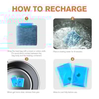 قطعتين كمادة تدفئة ذاتيه التسخين 10 في 10 سم