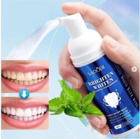 رغوة تبييض الأسنان