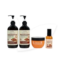 مجموعة زيت الارجان للعناية بالشعر 4قطع