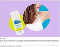 مسحوق مزيل العرق تحت الإبط والقدم من ميلكو 80 جرام