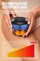 جهاز تدليك ذكي لحجامة أداة تدليك كهربائية 6 مستويا...