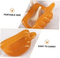 فرشاة تدليك السلحفاة ادوات تجميل دوارة من الراتنج...