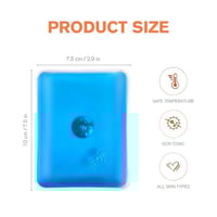 قطعتين كمادة تدفئة ذاتيه التسخين 10 في 10 سم