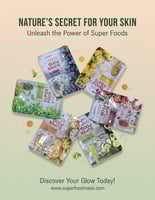 مجموعة أقنعة سوبر فود المنعشة 6 اقنعة متنوعة