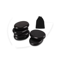 أحجار بازلت بركانية طبيعية من 8 قطع