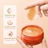 قناع العين بفيتامين سي لإزالة الهالات السوداء وإخف...