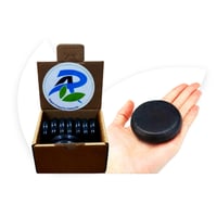 مجموعة من 6 قطع تدليك (دائري) حجر طبيعي