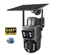 كاميرا مراقبة بالطاقة الشمسية مزودة بمدخل شريحة 4G...