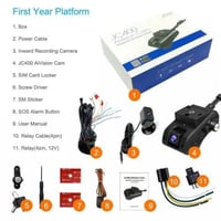 داش كام امامية وداخلية مع تتبع لمسار السيارة ودعم...