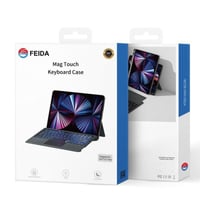 كيبورد ايباد مع ماوس و كفر حماية من فيدا أسود