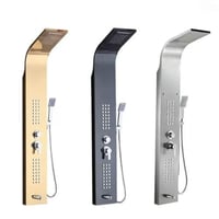 مسطرة دش بنل شاور لوح شاور بنل 4 مخارج عدة ألوان