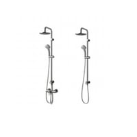 مسطرة دش ايديال دو مع راس دوش مدور وسماعة