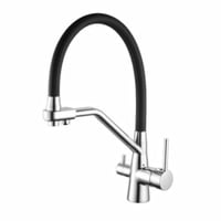 خلاط مجلى مطبخ مع فلتر كروم NE-16129 3B