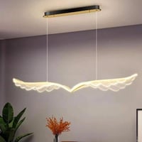 ثريا لد جناحين فاخر ثلاث اضاءات 120 سم