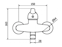 خلاط مطبخ جداري اتوماتيك ايطالي من توريما TEO84505...