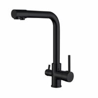 خلاط مطبخ وفلتر مياه اسود خطين NE-16125-3B