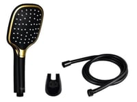 سماعة دش مع لي أسود اطار ذهبي