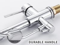 خلاط مطبخ مع بزبوز فلتر الماني كروم لماع