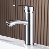 خلاط مغسلة كروم مع ليات 60 سم