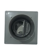 صفاية بلاستيك و شبك استيل ايطالي برداد 4 بوصة 15×1...