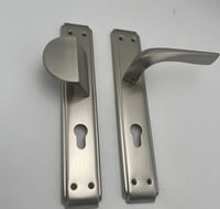 يد باب شقه ثابت متحرك فضي 10000032-6