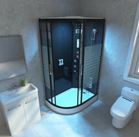 كبينة بخار وتدليك فاخرة 120*80