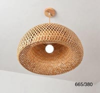 مصباح القبة خيزران تراثي عدة مقاسات