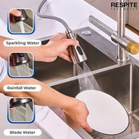 خلاط مطبخ مع شلال ستانلس استيل