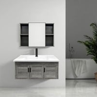 مغسلة دولاب المنيوم رصاصي 100 سم NE-15201