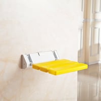 كرسي حمام معلق لكبار السن قابل لطيل اصفر