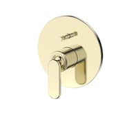 وجه خلاط دفن خطين ذهبي دائري ماركة برونزو BRONZO