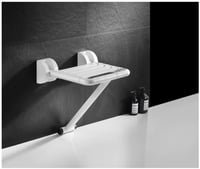 كرسي لكبار السن بعامود تثبيت