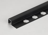 زاوية ديكور السيراميك مربع المنيوم اسود مطفي SA001...