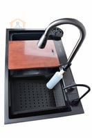 حوض مطبخ بتصميم شلال، حوض بار من الستانلس ستيل 304...