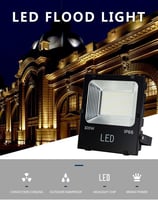 كشاف ليد خارجي من luxgeen ملون مع ريموت