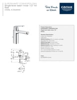 خلاط مغسلة يورو كوزمو جروهي