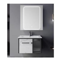 مغسلة دولاب مع مراية لد بلايوود NE-15115-60 cm