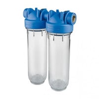 اطلس فلتري, حاوية فلتر دي بي مزدوج 10 انش شفاف