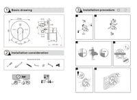 وجه خلاط دش مخفي خطين ذهبي لامع دائري BRONZO