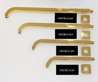 ماسورة دش ذهبي جدار مقوس مقاسات