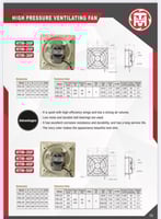 مروحة شفط حديد كوري THMجميع المقاسات