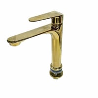 بزبوز مغسلة خط واحد طويل ذهبي اوريسا