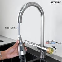 خلاط مطبخ مع شلال ستانلس استيل