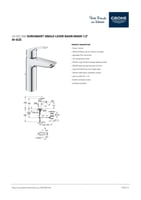 خلاط مغسلة M- يورو سمارت جروهي